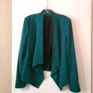 BCBG AZRIA GREEN BLAZER